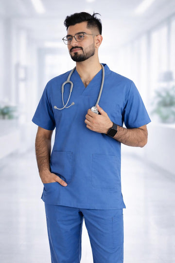 Men Medical Scrubs Set