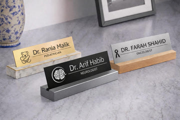 Luxury Custom Professional Desk Name Plate