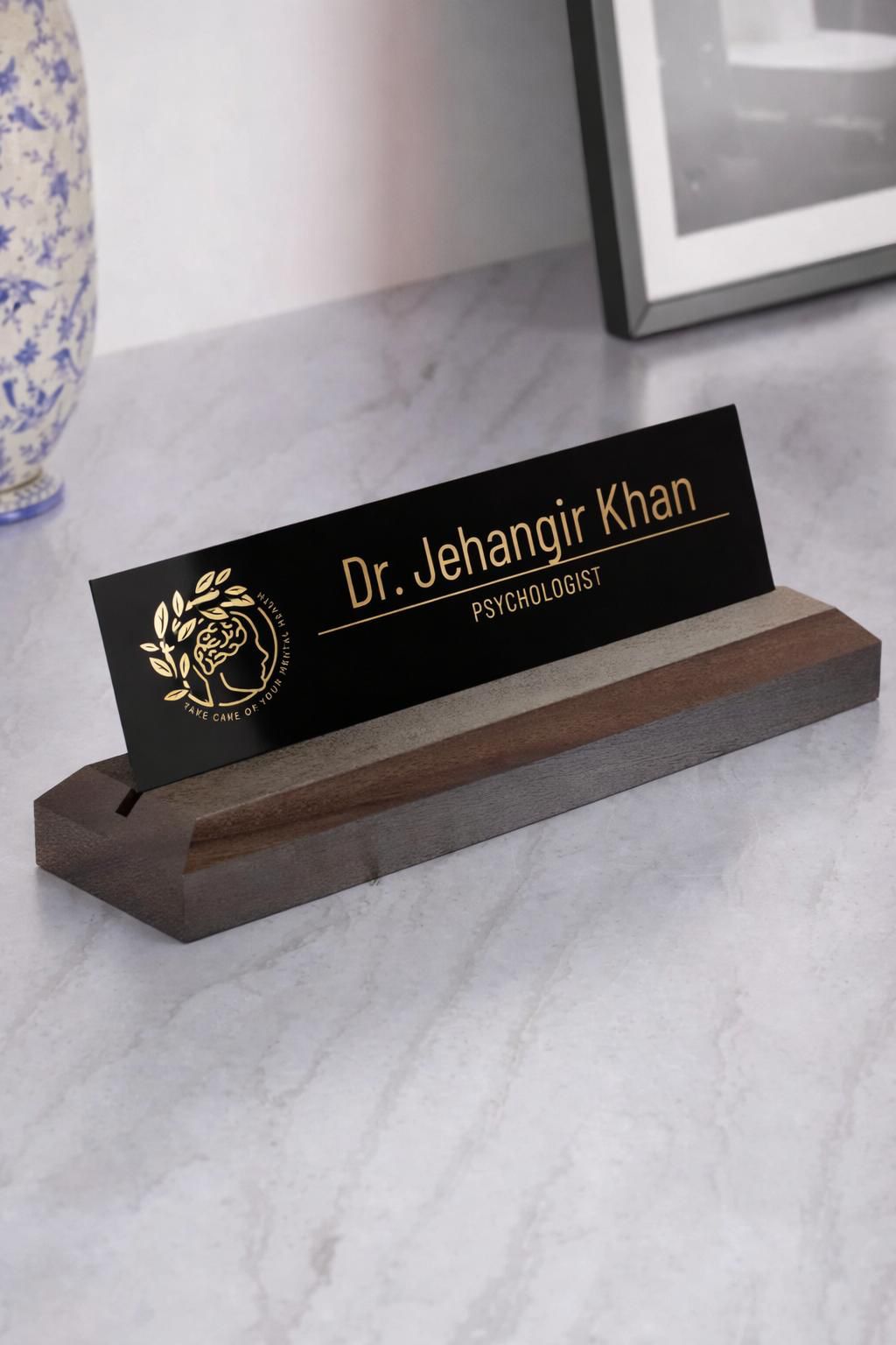 Luxury Custom Professional Desk Name Plate